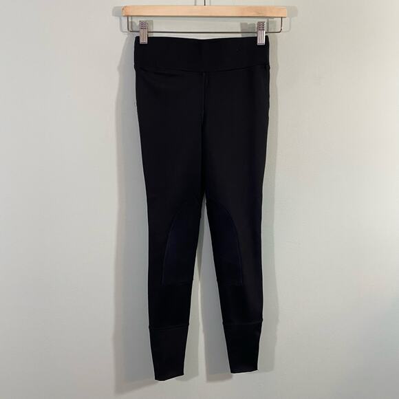 Riding Sport by Dover Saddlery Youth Black Knee Patch Riding Pants Size M - Picture 1 of 7